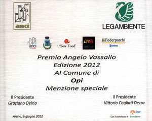 Premio Angelo Vassallo edizione 2012